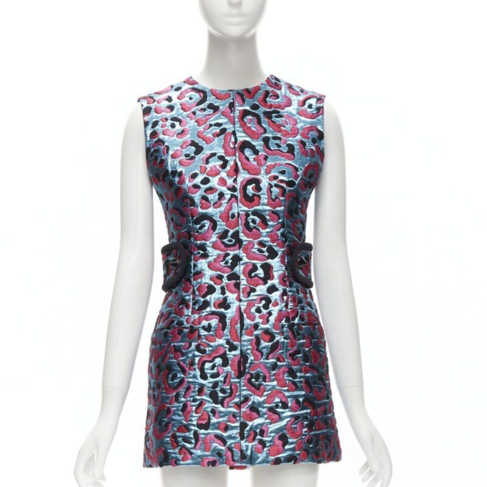 Louis Vuitton Leopard Jacquard Dress